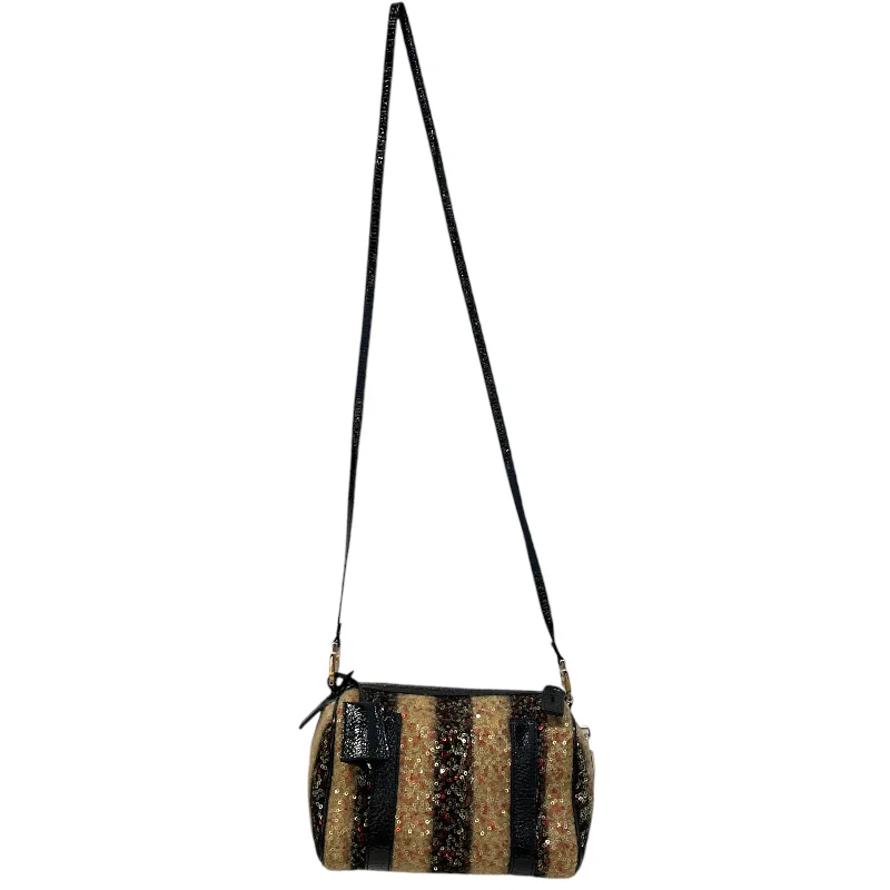 FENDI/Cross Body Bag/Stripe/Wool/CML/Gold hardware